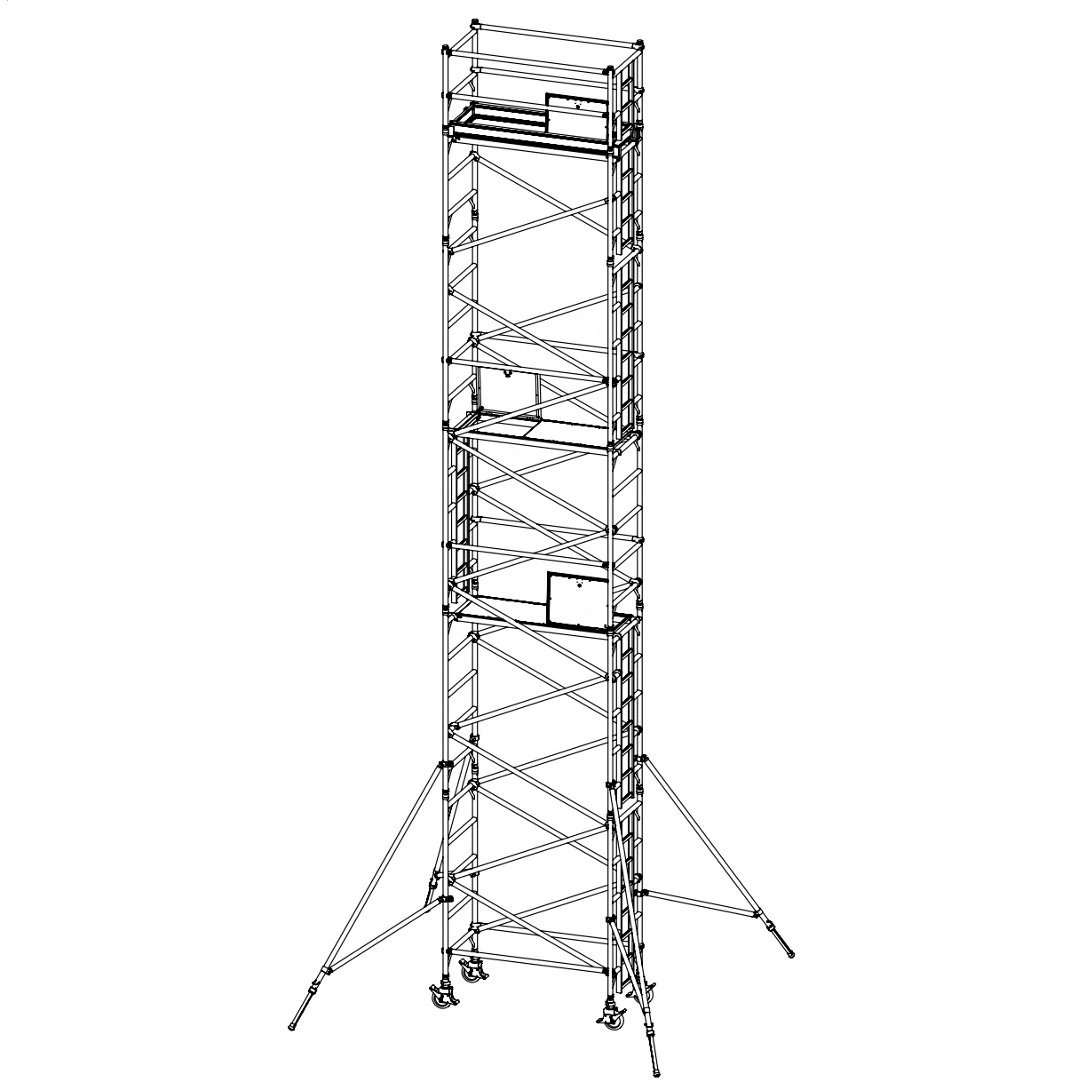 durable 9m Australian and New  Zealand standard mobile access tower scaffold