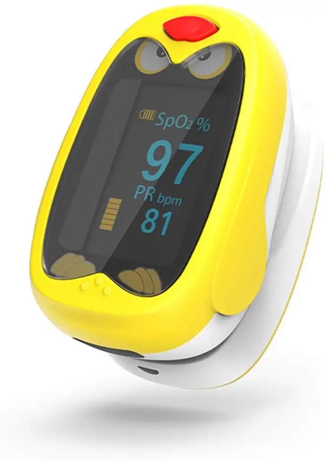 
Baby and Kids Oximeter, Rechargeable Fingertip Pulse Oximtero for Infant and Children Blood Oxygen Saturation Heart Rate Monitor 