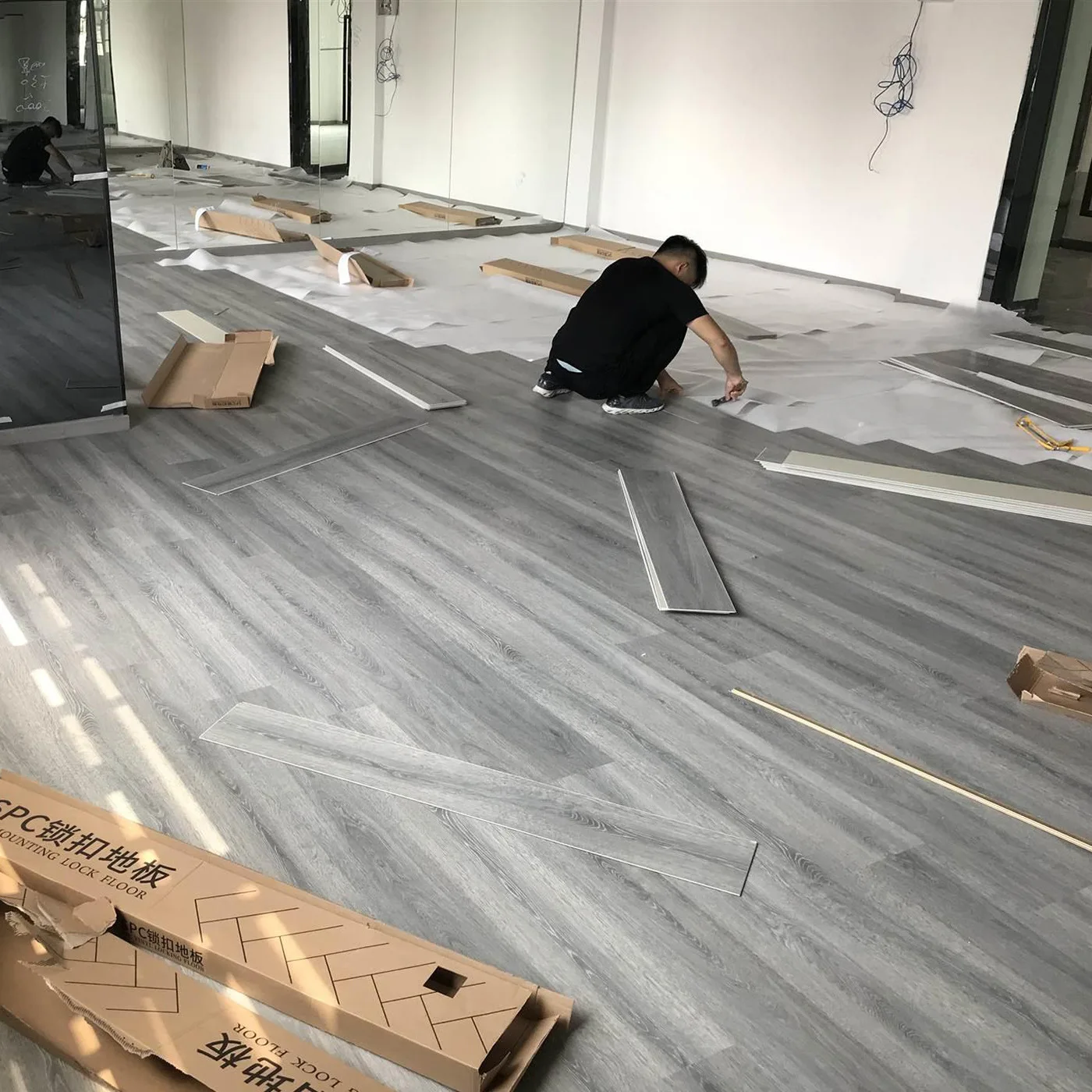 Customized Premier laminate flooring 12mm German Technology Composite laminate flooring Underlayment laminate flooring