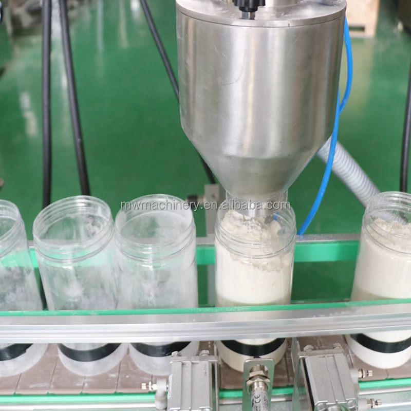 Man-Machine Interface 3 Side Sealing Small Sachet Powder Bottle Filling Machine Moringa Powder Bottle Filling Machine