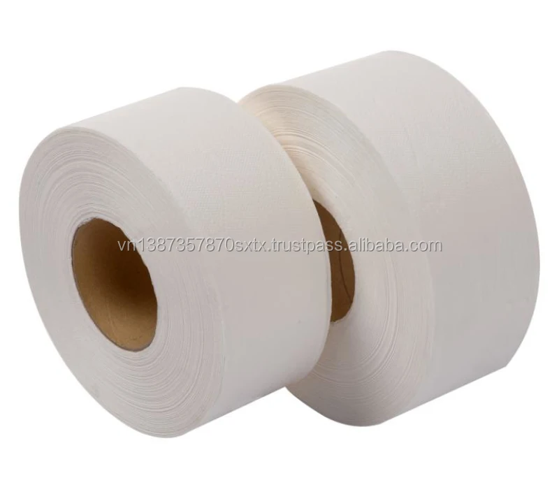 Big jumbo toilet paper bath paper roll Wholesales virgin pulp cheap Affordable Packaging Large Sanitary Paper