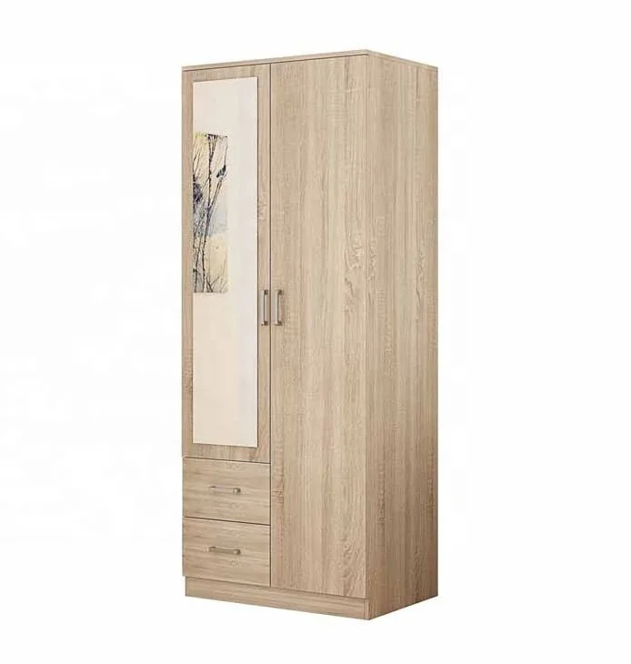 Современный и простой дизайн, зеркало, 2 двери, деревянный шкаф с 2 ящиками