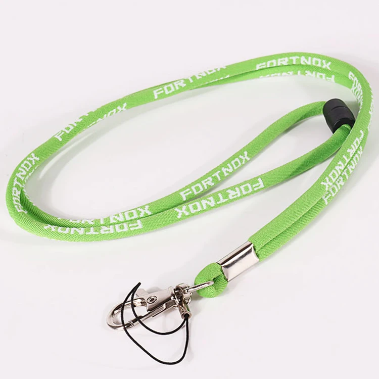 Special Lanyards woven safety lanyard metal hooks with RFID NFC PVC card
