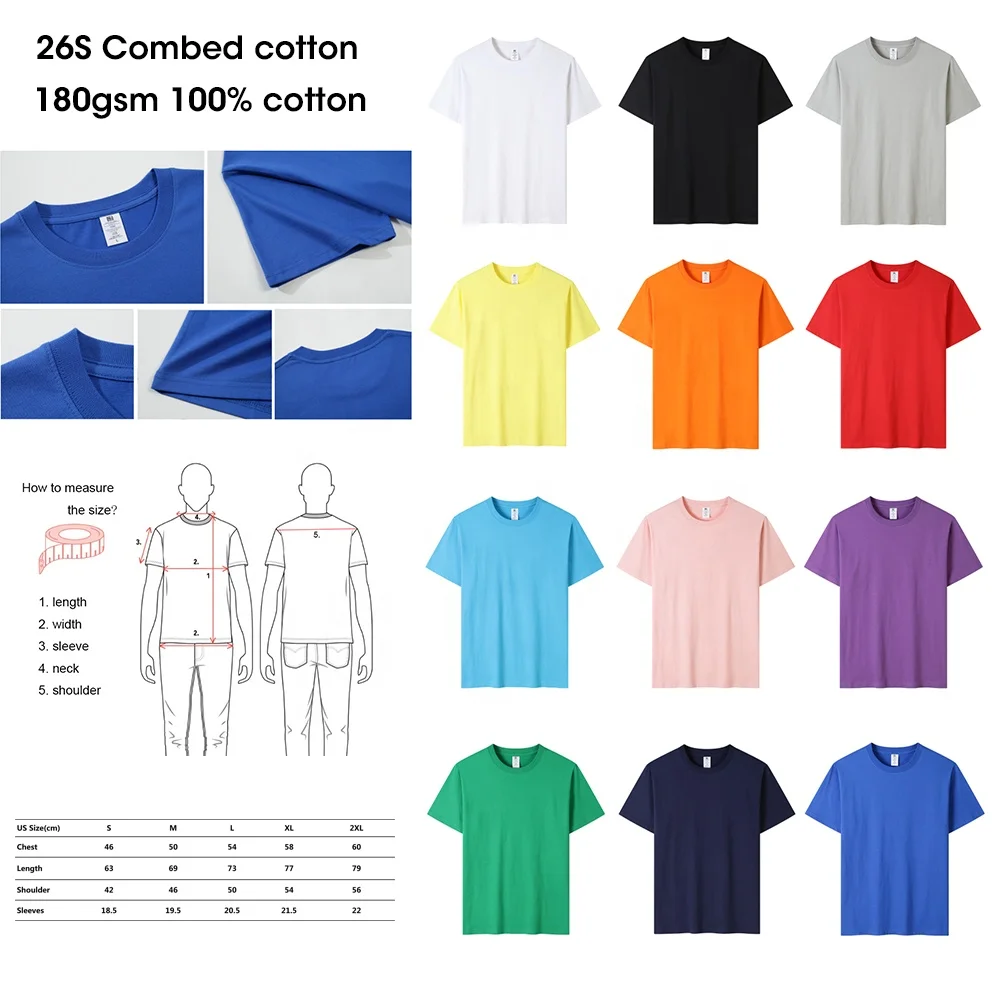 high quality 100% cotton custom t-shirt with custom label unisex DTG printing graphic screen print logo tshirt customize