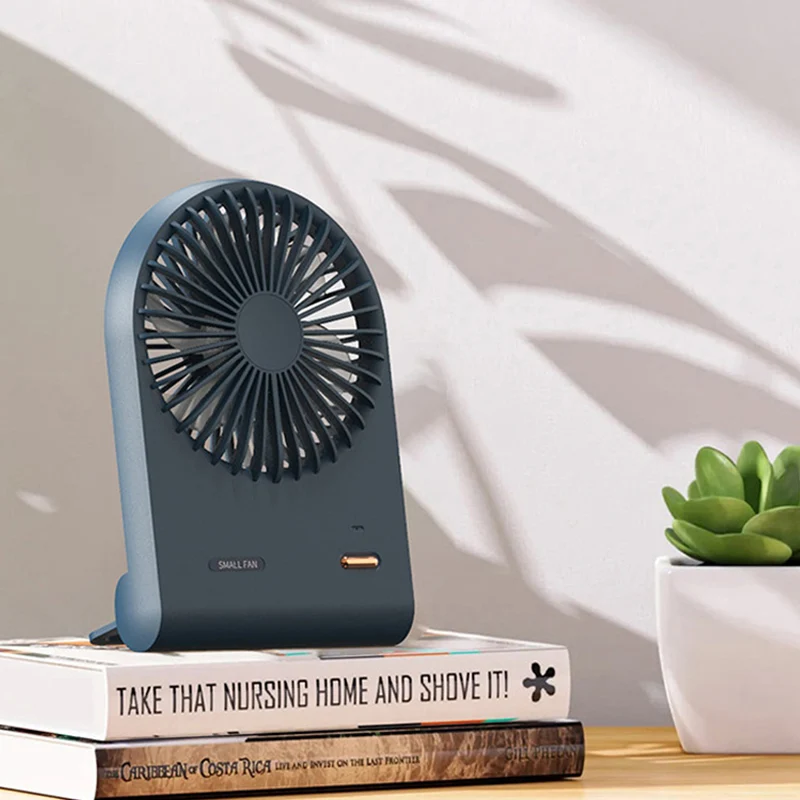 Wholesale Lightweight Portable USB Rechargeable Ventilateur Air Cooler Fans Electric Mini Desktop Fan For Office Home