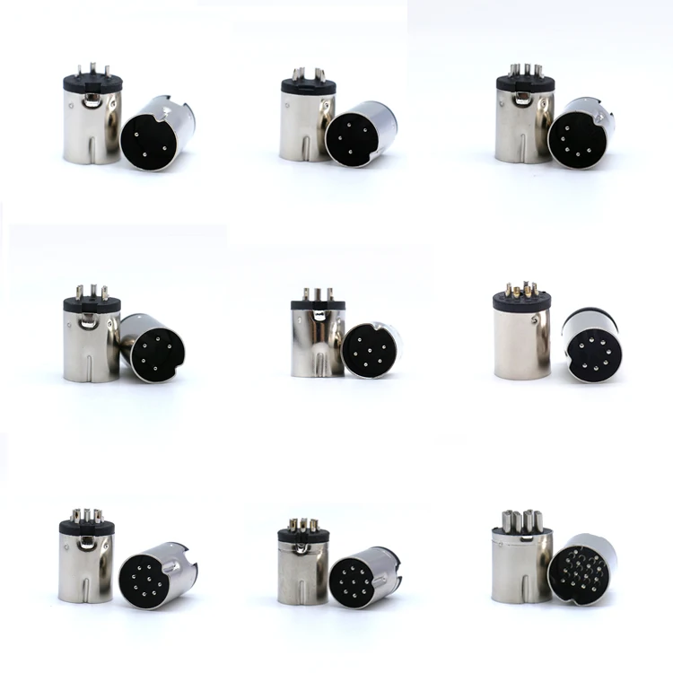2023 customized mini din connector 8 pin male and female waterproof din connector