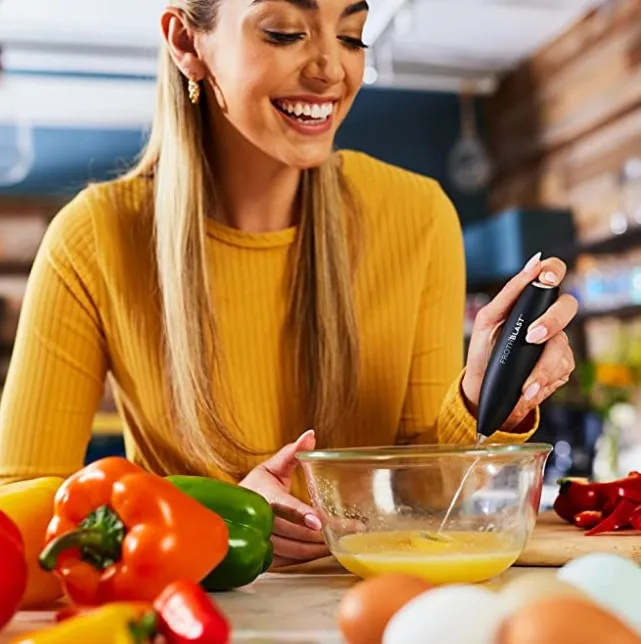 Milk Frother Handheld for Coffee {Foam Maker} Electric Whisk Drink Mixer