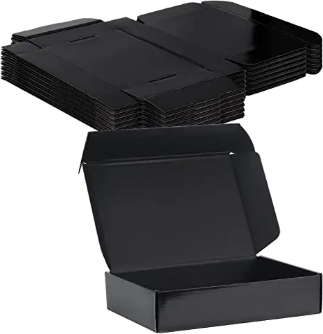 Custom Private Label Eco Friendly Flexography Clothes Delivery Box Biodegradable Kraft Mailer Shipping Box For Clothes