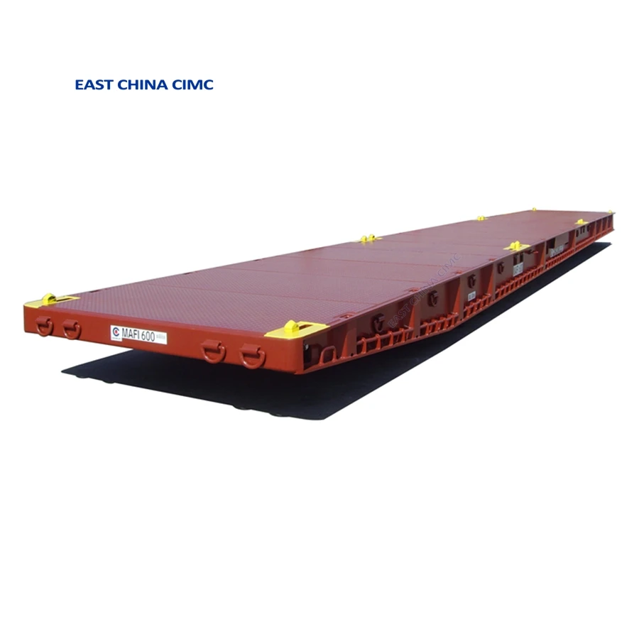 Hot Selling 40ft MAFI Flatbed Truck Trailer For heavy Machinery And Equipment Transport