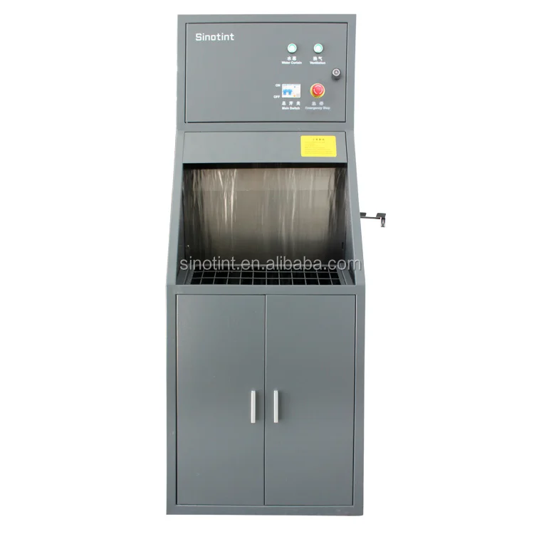 Auto spray painting equipment for color testing