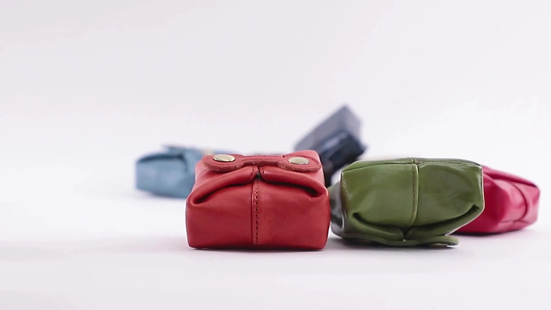 Cute retro mini purse casual fashion multi-functional girls change storage Baotou layer cowhide leather small purse