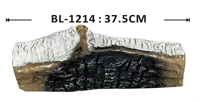 Gas Fireplace Set Ceramic White Birch for Gas Fireplace Indoor Insert Vented Propane