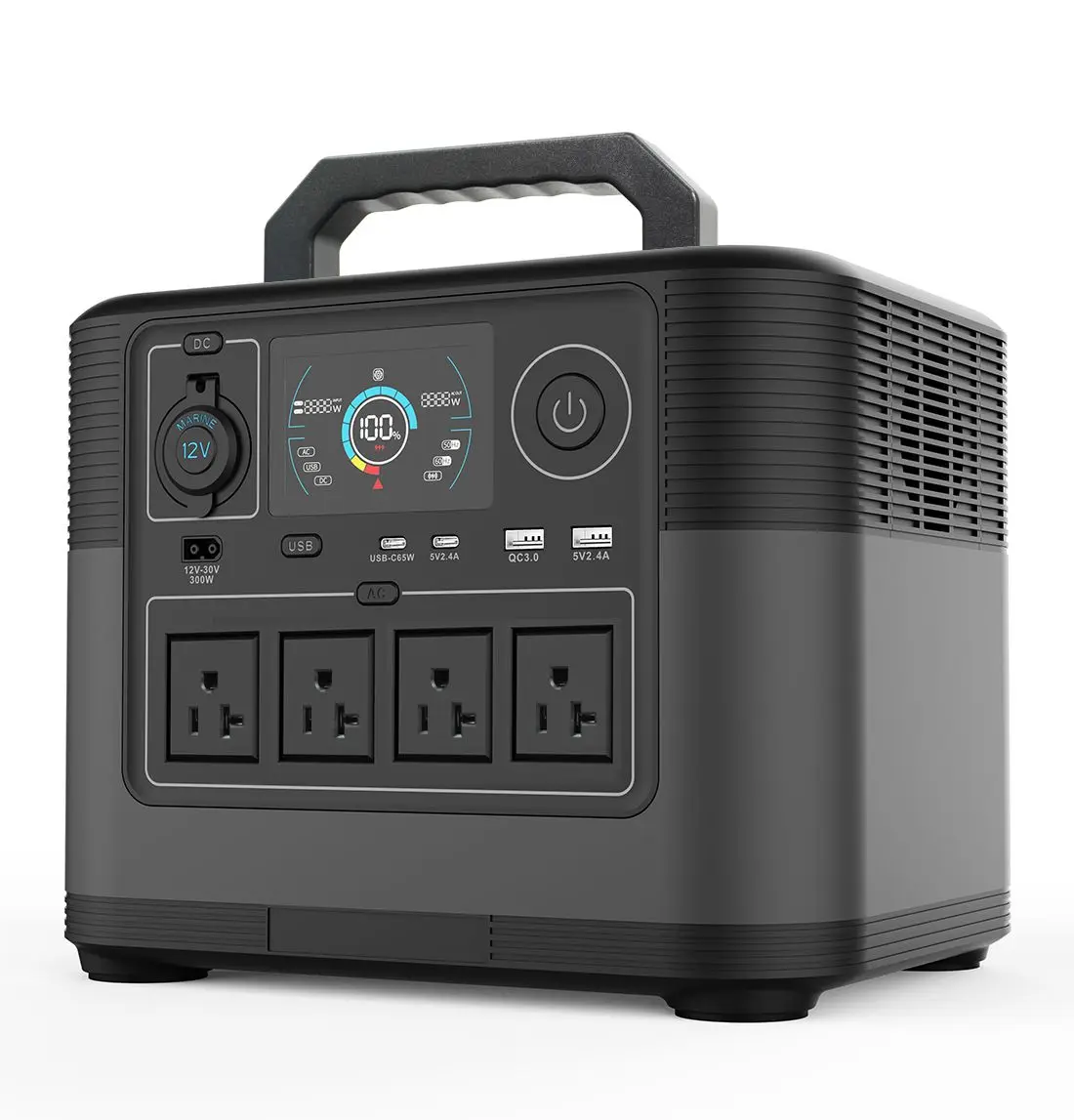 Manufacturer Portability Solar Generator Backup lifepo4 Rechargeable 1200w Power Bank Camping Energy Generator Power Station