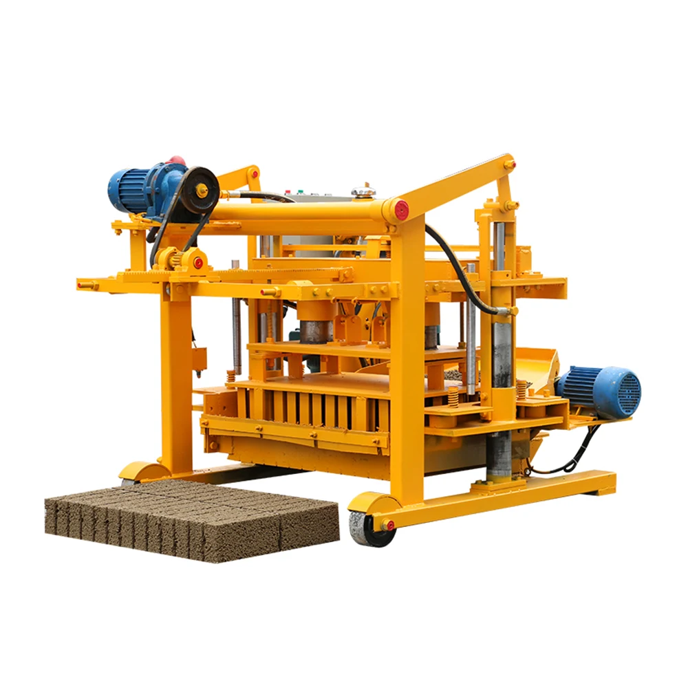 Multi-Purpose Qt40-3a Mobile Block Machine Manual Cement Block Machine