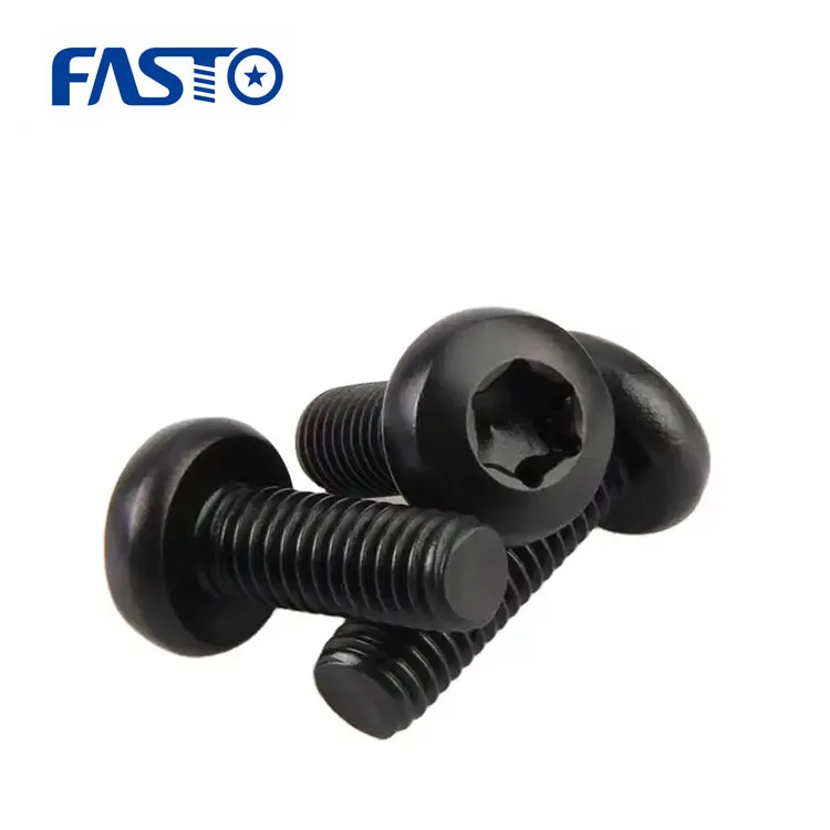 2024 Custom Torx Pan Round Head Screw Black Phosphate Screws Bolts