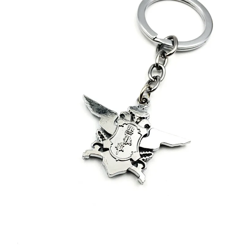 Anime Jewelry Black Butler Logo Alloy Keychain Cosplay Rope Chain Pendant Necklace