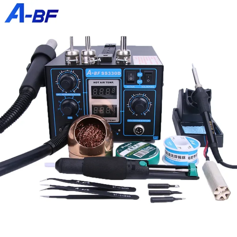 A-BF temperature adjustable industrial soldering station Digital Soldering Iron Station
