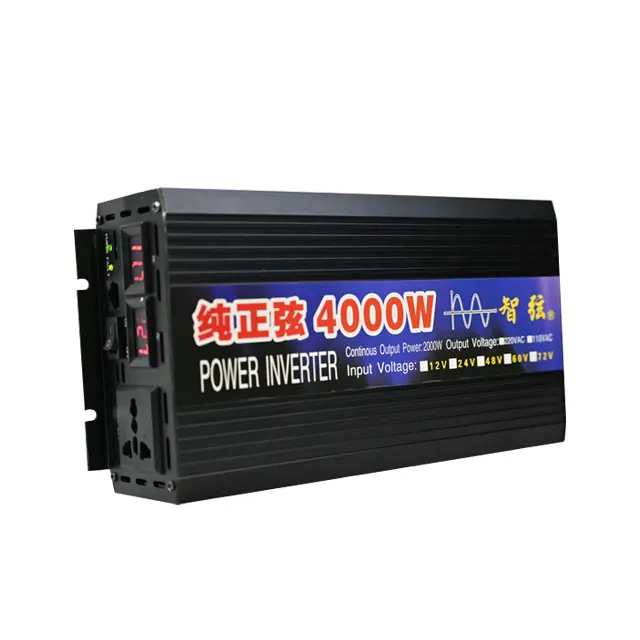 Limited Time Offer DC 24V 48vV 48V To AC 220V 230V 240V 4000W Pure Sine Wave solar transforme