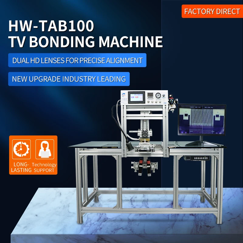 Новая модель ТВ панели гибкий кабель cof acf склеивание машина для ремонта ЖК-экрана