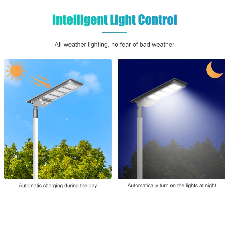 LAP IP65 Waterproof ABS Plastic 18W 22W 26W Solar Street Lamp Outdoor Solar LED Street Lights