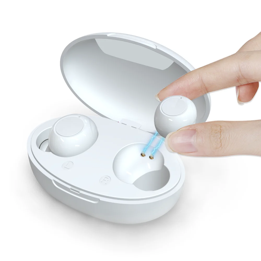 Cheap for Deafness Price Ear Sound Amplifier in Ear Invisible Mini Wireless Rechargeable Digital Pocketl Hearing Aid Case