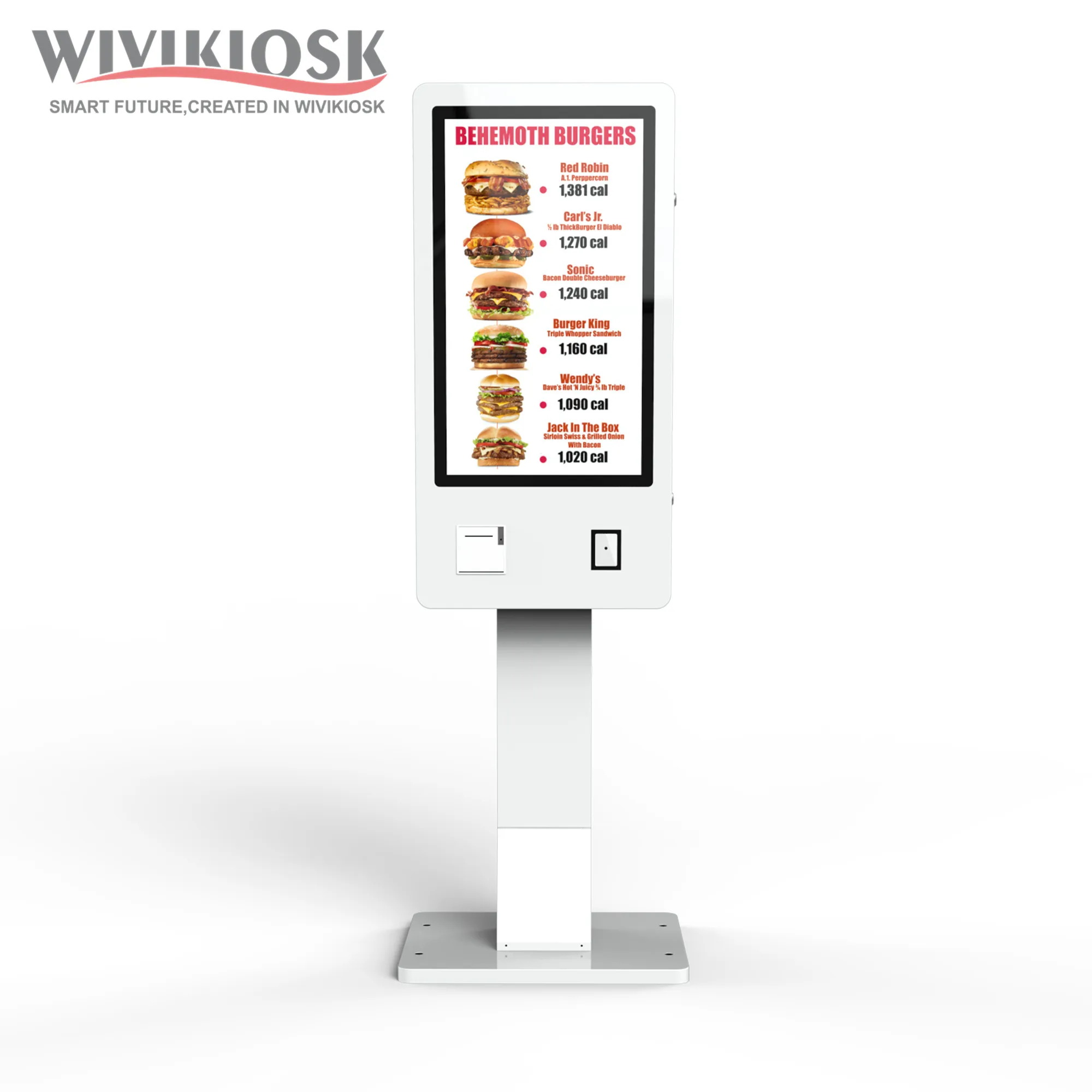 OEM ODM Android 21.5 32 Inch Self Service Food Order Kiosk Payment Kiosks Self Checkout Self Ordering Kiosk In Restaurant