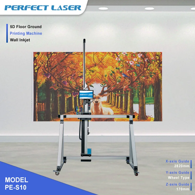 3D effect Uv Inkjet design direct Digital spray Wall art surface Printer Print Head Directly Printing Painting Machine Vertical