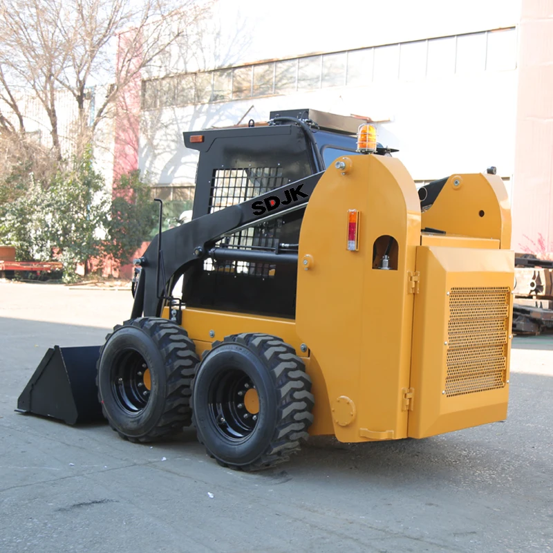 China Top Brand SDJK Factory Mini Small Skid Steer Loader Skid Steer on Sale Support customization