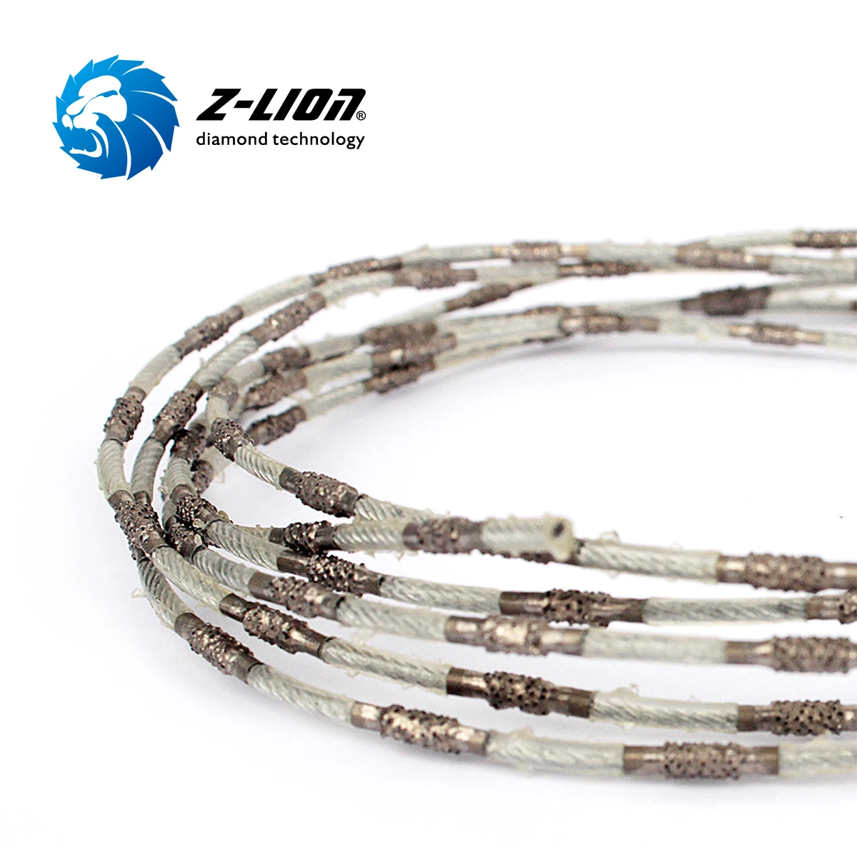 Z-LION PCT Patented Superfine Brazed Diamond Wire Saw for Cutting Precious Stone Crystal Gemstone Jade Onyx