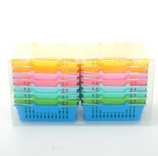 Garbage plastic basket plastic kitchen desktop basket mini storage basket