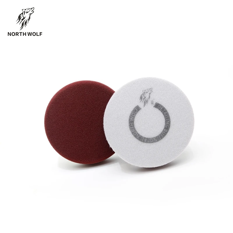 3pcs kit 6 inch 3 step polishing pad rotary buffing and polishing pad kit