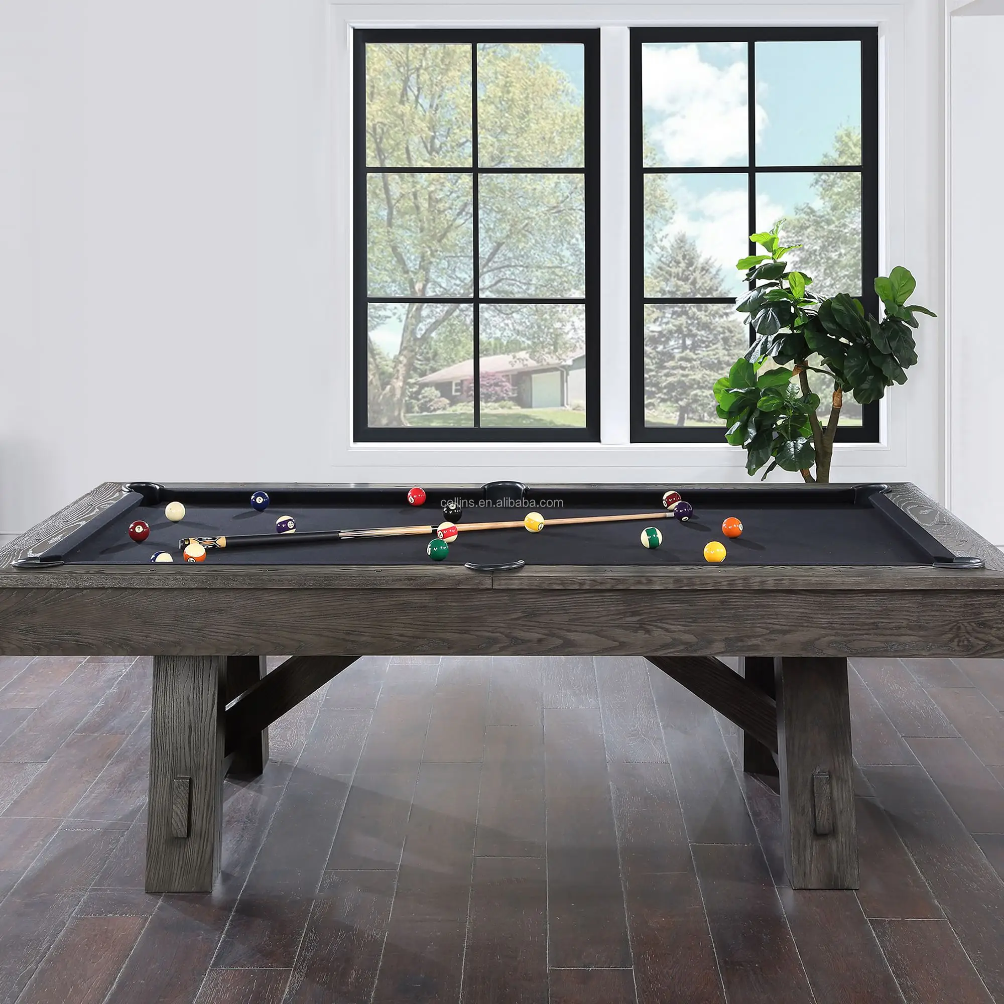 Custom professional high end craft solid wood unique table pool table