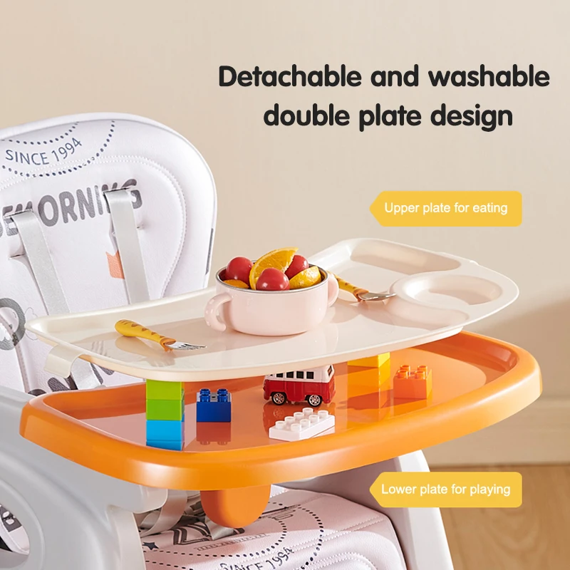 2024 mutil function baby furniture wholesale children playing study table chair baby feeding high chair