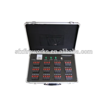 48 channels remote control firing systems  with 12v rechargeable battery  stage fountains machine