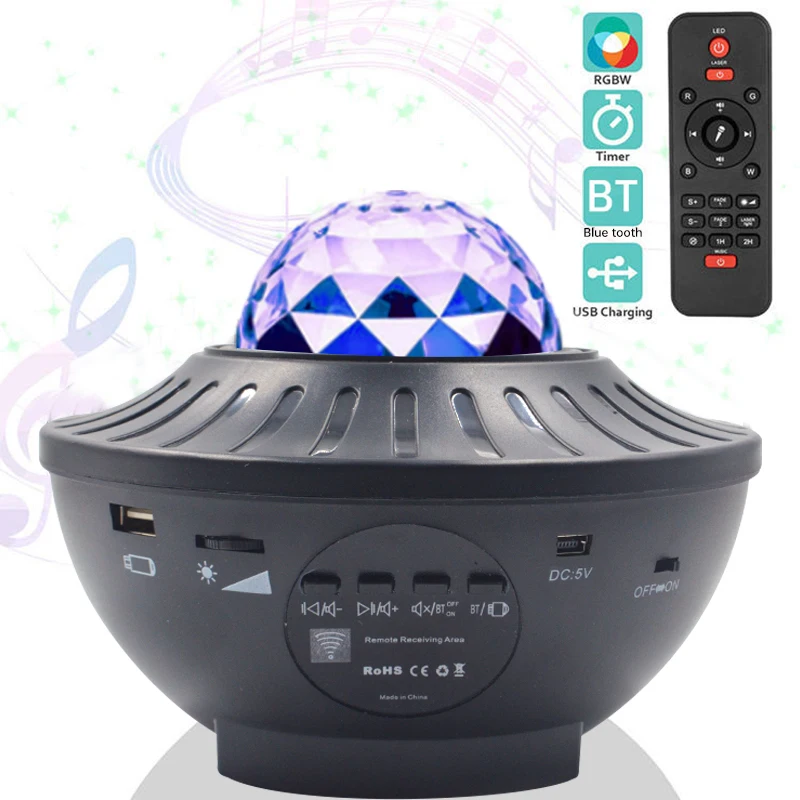 Alibaba 2024  Hot Selling Remote Controlled LED Laser Galaxy Sky Projector Star Starry Night Light Projector