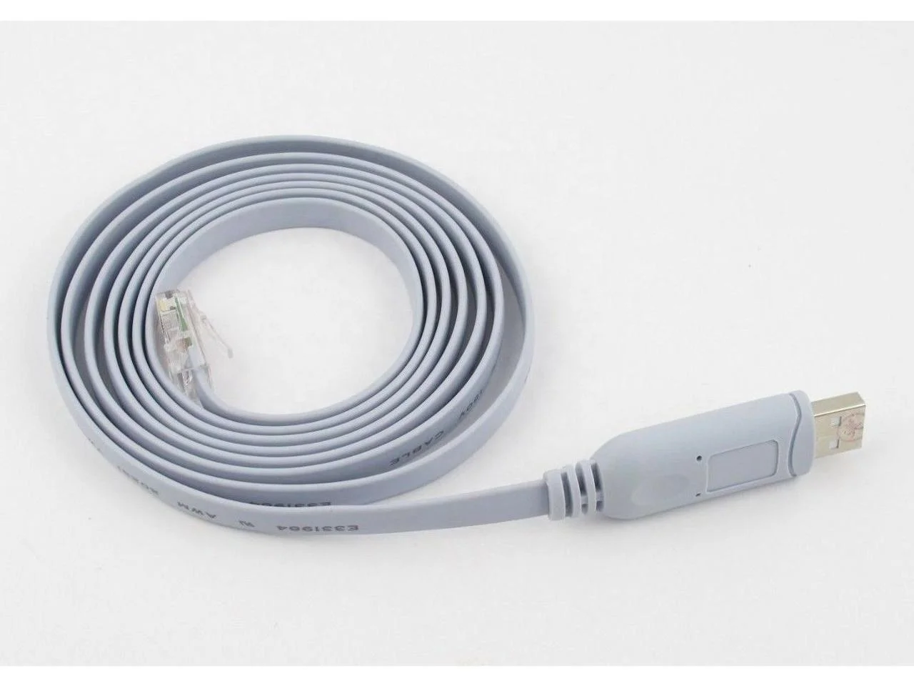 6ft USB Console FTDI to RJ45 Ethernet LAN Rollover Cable Switch Line