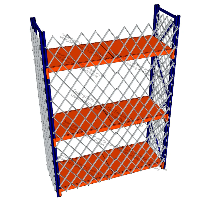 Three 3 Levels Tier Layers 1600 Kg Heavy Light Duty Racking Steel Shelving Shelf Orange Blue Yellow Green Grey White Black