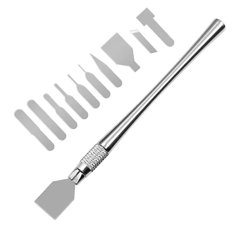 10 In 1 IC Chip Repair Thin Blade Tool CPU Metal Remover To Remove For Mobile Phone Computer Processor Repair Tools