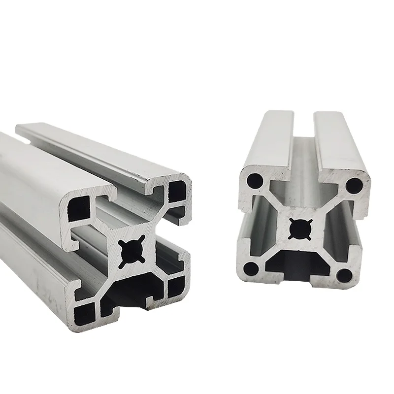 Custom Extruded Anodized 4040 t slot Industrial Aluminum Extrusion Profiles 40x40