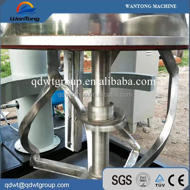 Dual shaft planetary butterfly dispersing mixer 500L