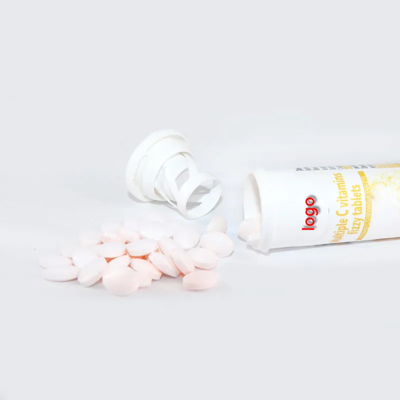 Wholesale Lower Price Resistance-enhancing Vitamin C B Effervescent Tablets Caplets OEM For Skin Whitening