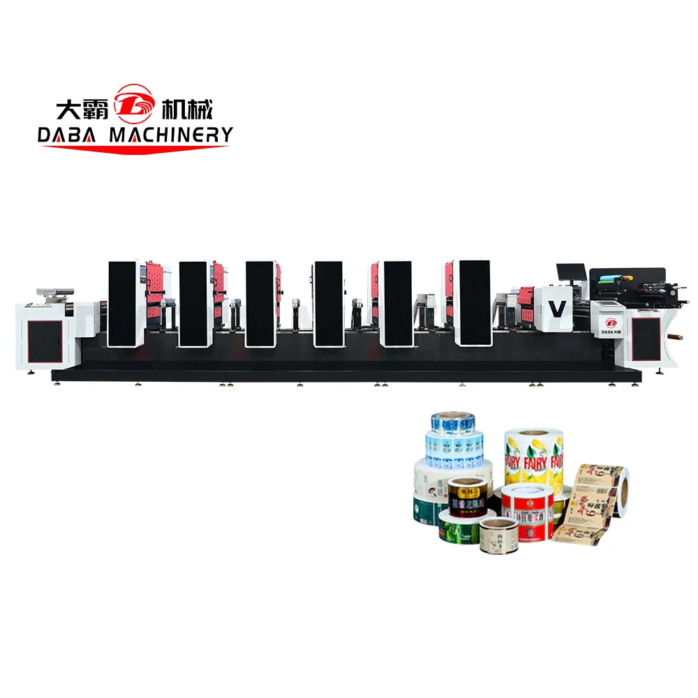 DABA Label 8 6 1 two 4 color офсетная печатная