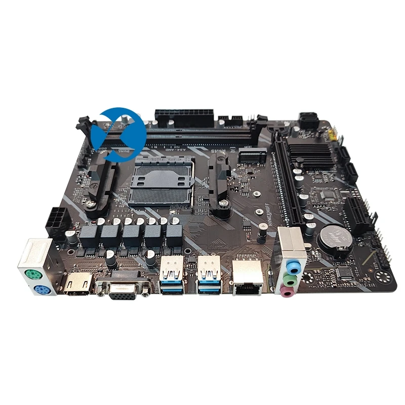 A34 Motherboard LGA 1155 Kit Compatible With Intel Core CPUs 2nd And 3rd Generations Supports M.2 NVME SDD