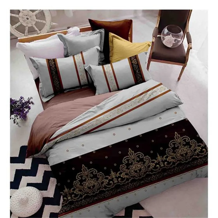 Wholesale custom printed linen duvet cover