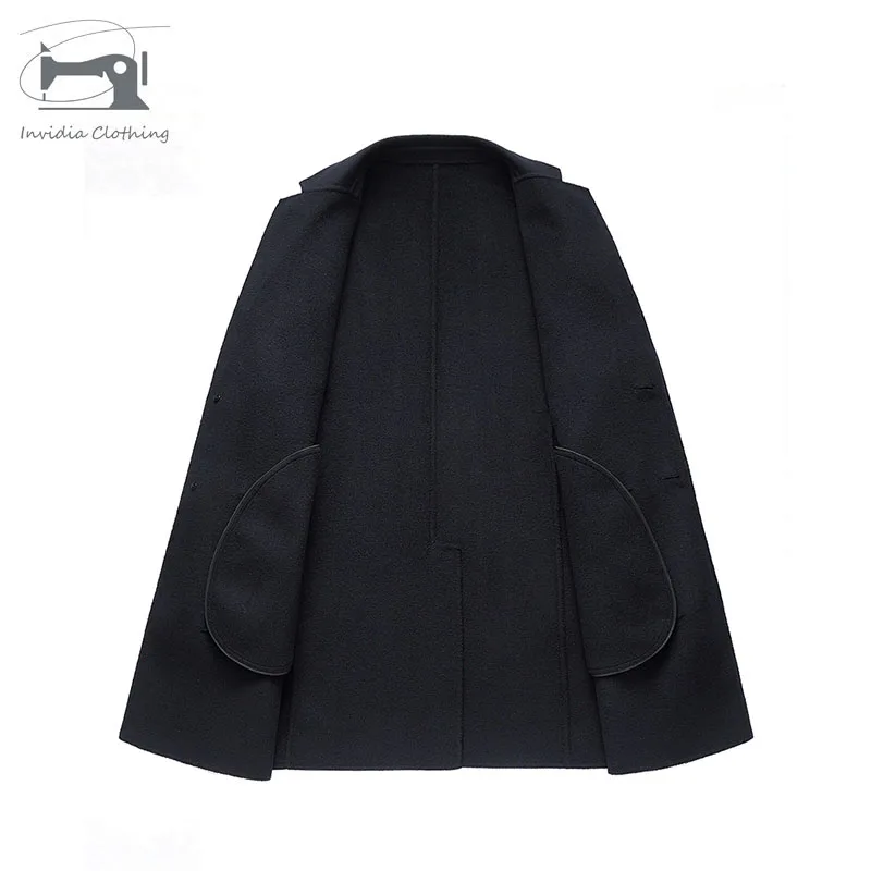 
Remarkable Quality custom parka woolen fleece mens luxury coat 