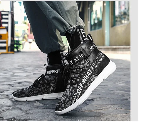 Rechargeable glowing shoes colorful high-top light shoes fashion trend basketball shoes wholesale