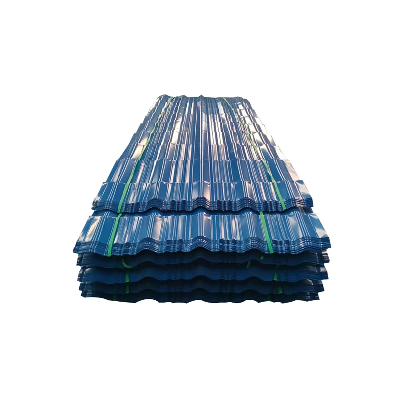 Asia Steel Color Coated Cheap Metal Zinc Corrugated Steel Roofing Sheet With Prime Quality