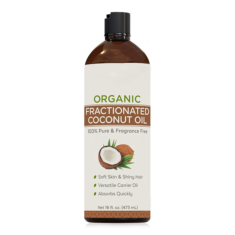 
 Органическое Фракционное кокосовое эфирное масло, не жирное и без запаха для кожи волос и универсальное переносное масло  