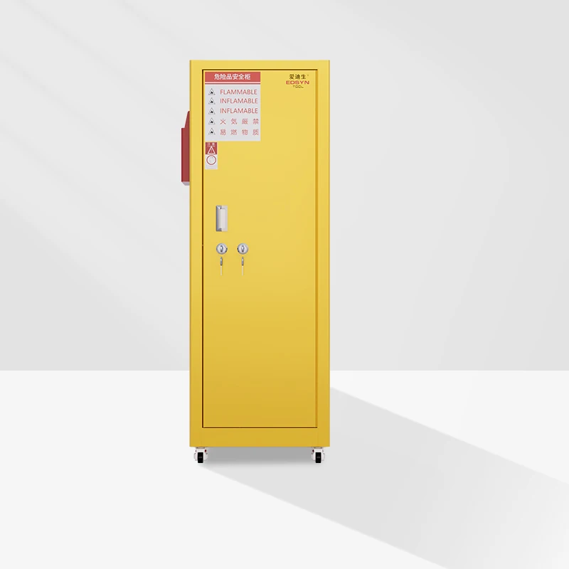 Edison EDSYN dangerous goods storage cabinet 1.2mm all steel cabinet with PP lining and safety lock 590 * 460 * 1720