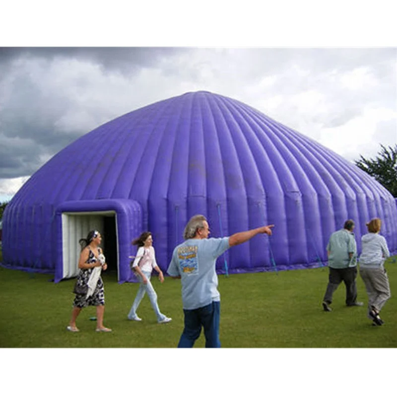 Giant purple inflatable lawn dome tent, inflatable durable marquee for event K5198